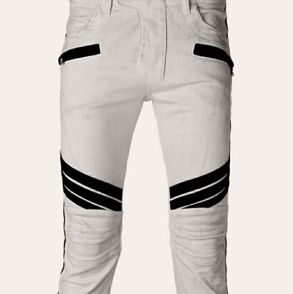BALMAIN JEAN MOTO with original tag